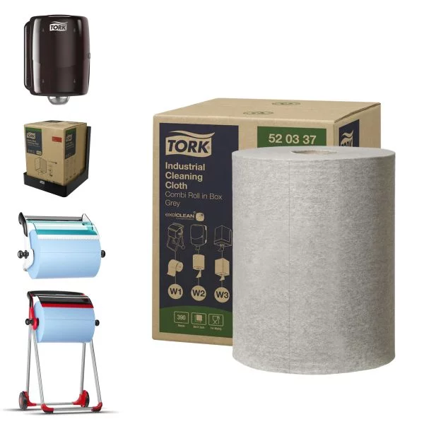 TORK 520337  czyściwo włókninowe przemysłowe mocne  W1/W2/W3 - obrazek 2