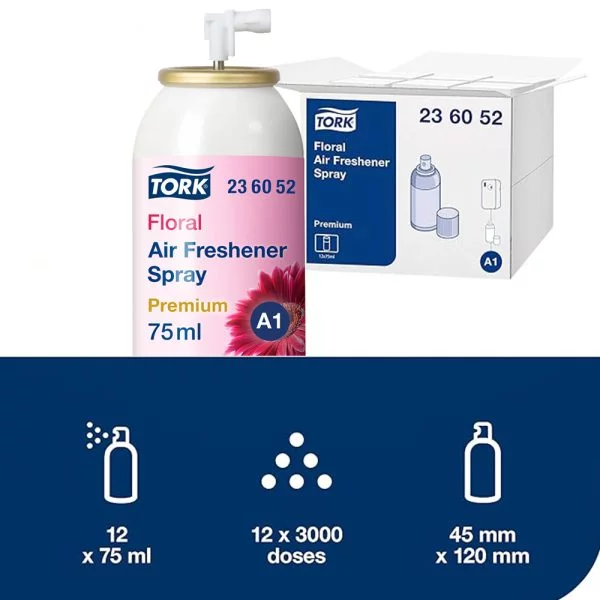TORK Odświeżacz powietrza 23 60 52 FLORAL A1 75ml - obrazek 5