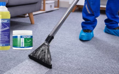 Tenzi czyszczenie dywanów profesjonalnym środkiem