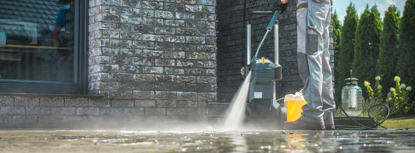 czyszczenie kostki brukowej