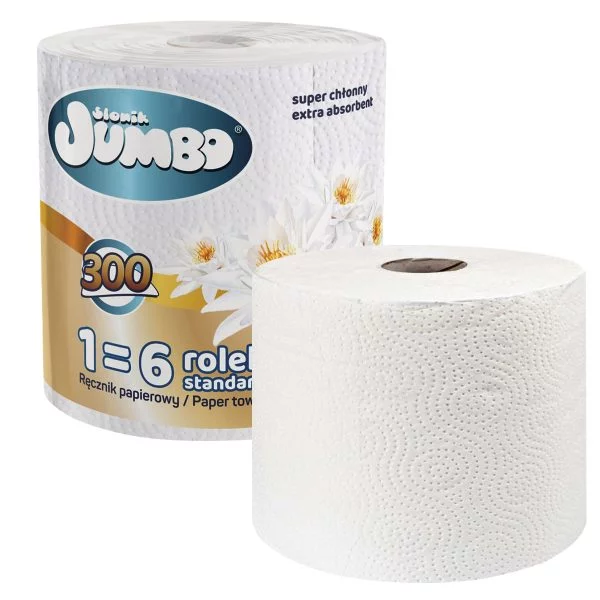 Ręcznik Papierowy Kuchenny Słonik Jumbo 2 Warstwowy 300 Listków Wydajny 60m - obrazek 2