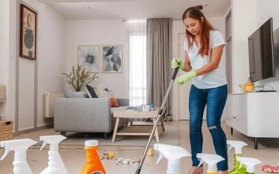 Sprzątanie po remoncie z produktami Tenzi