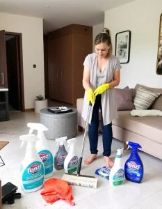 Sprzątanie po remoncie z produktami Tenzi