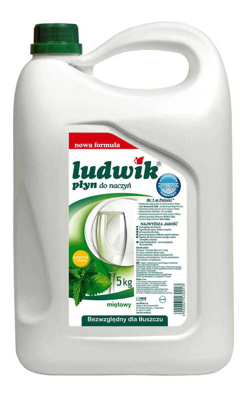 Płyn do mycia naczyń LUDWIK 5l - Miętowy