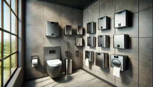 dozowniki i suszarki do łazienki